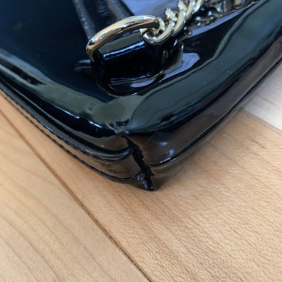 Kate Spade Patent Leather Shoulder Bag Chain Strap - Picture 9 of 16